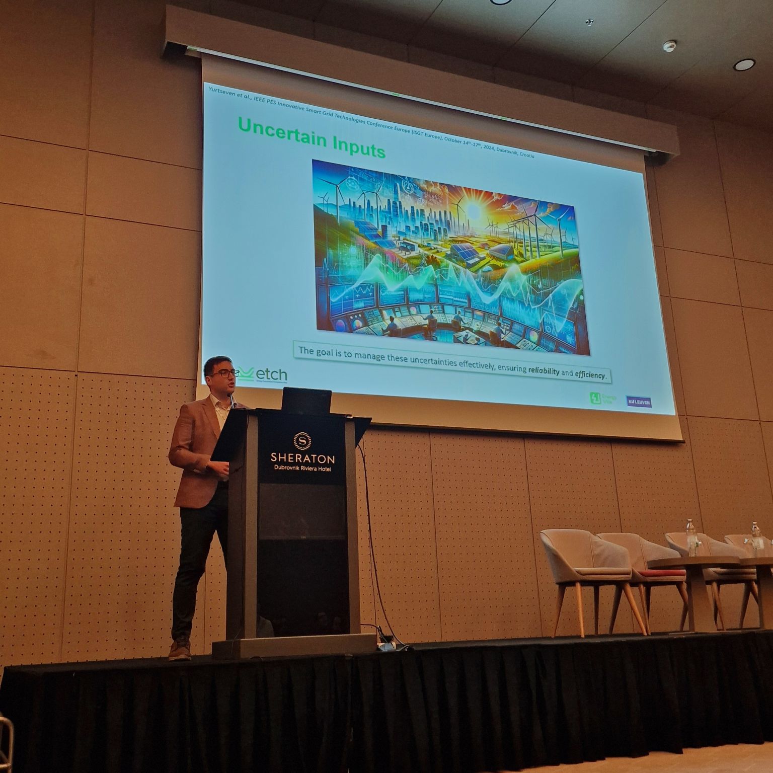 Oral presentation at IEEE ISGT Europe 2024 — Croatia